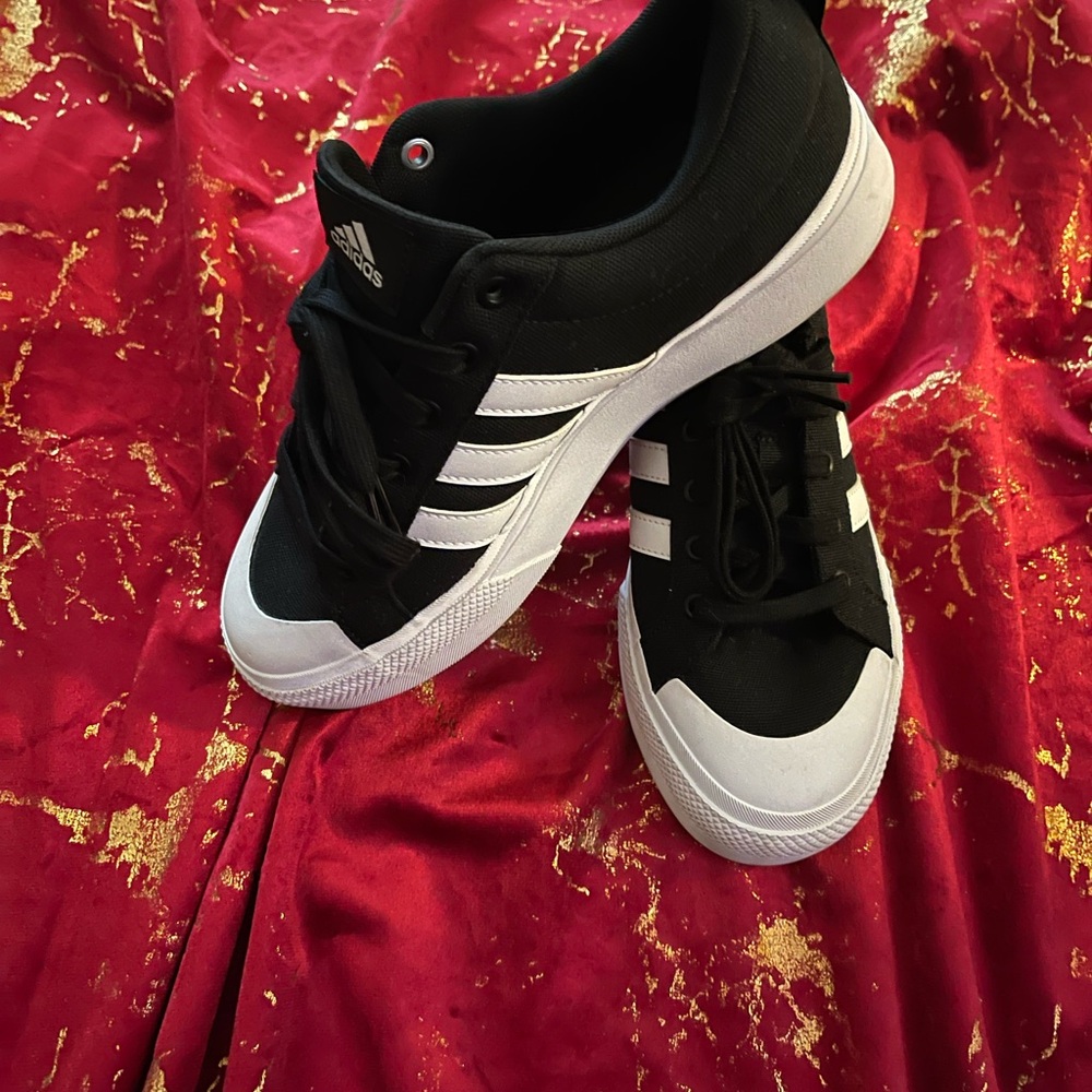 adidas Black and White Women's Shoes - Picture 2 of 5